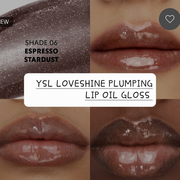 Yves Saint Laurent Brown Lip Balm Gloss 06 ESPRESSO STARDUST. BNIB - Picture 2 of 5